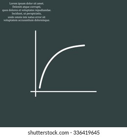 growth of business. icon. vector design
