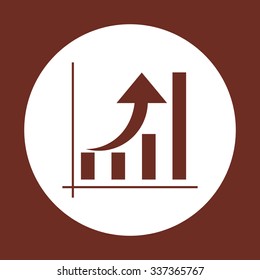 growth of business. icon. vector design