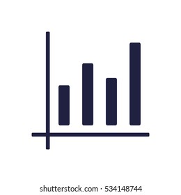 growth of business Icon Vector flat design style