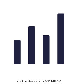 growth of business Icon Vector flat design style