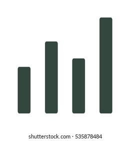 growth of business Icon Vector flat design style