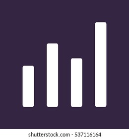 growth of business Icon Vector flat design style