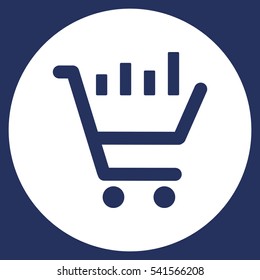 growth of business Icon Vector flat design style