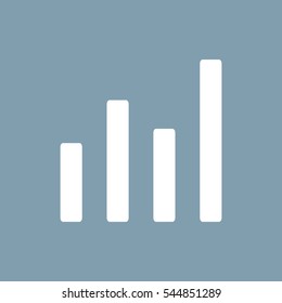 growth of business Icon Vector flat design style