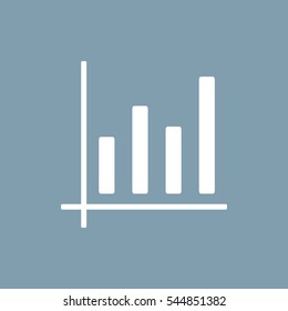 growth of business Icon Vector flat design style