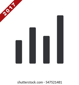 growth of business Icon Vector flat design style