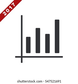 growth of business Icon Vector flat design style