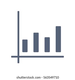 growth of business Icon Vector flat design style