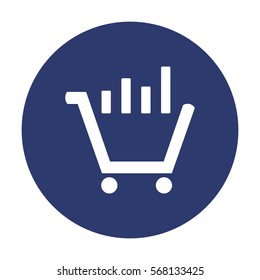 growth of business Icon Vector flat design style