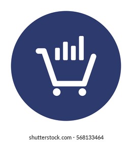 growth of business Icon Vector flat design style