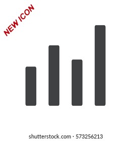 growth of business Icon Vector flat design style