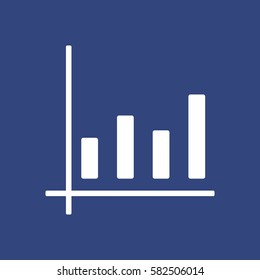 growth of business Icon Vector flat design style