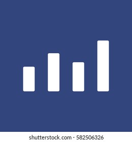 growth of business Icon Vector flat design style