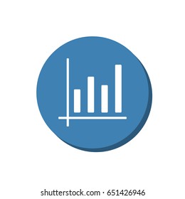 growth of business Icon Vector flat design style
