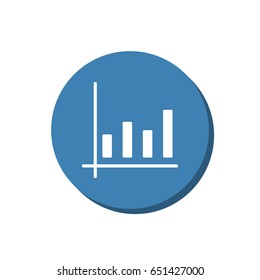 growth of business Icon Vector flat design style