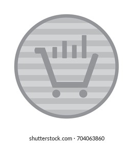 growth of business Icon Vector flat design style
