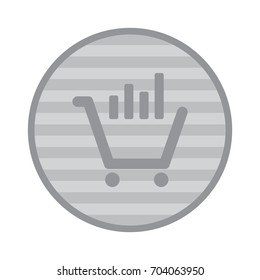 growth of business Icon Vector flat design style