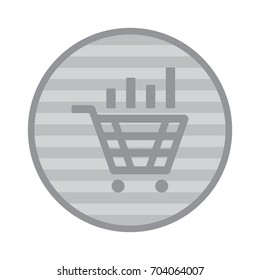growth of business Icon Vector flat design style
