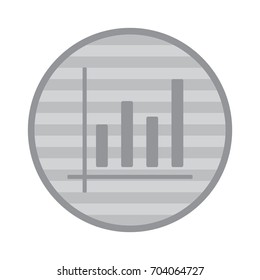 growth of business Icon Vector flat design style