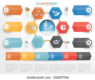 Growth of business info graphic design on white background,vector