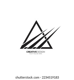 Logo-Marke für Wachstumsdreieck-Form