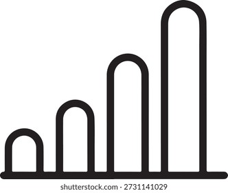 Growth Char vector Growth Chart icon