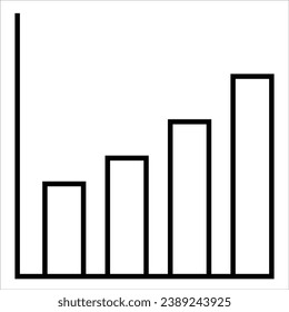 Growth Chart, Assessment icon illustration. Design icon