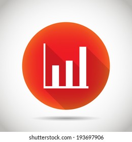 Growth chart icon. 