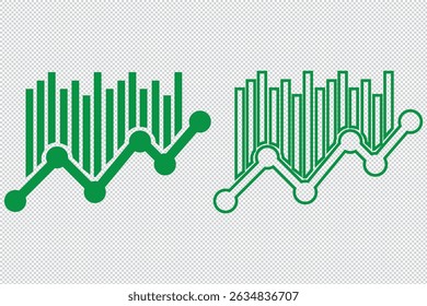 growth chart icon, Business data graph bar analysis, Bar Diagram Icon Chart Business Report Market Analysis Symbol Vector, Growth bar chart with columns EPS 10