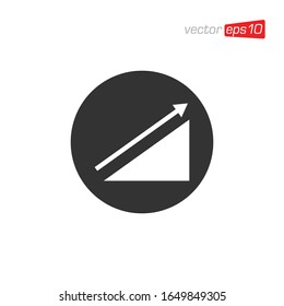 Growth Chart Icon Logo Design Vector