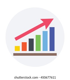 Growth Chart Vector Icon