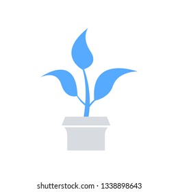 Growth concept icon - tree vector icon