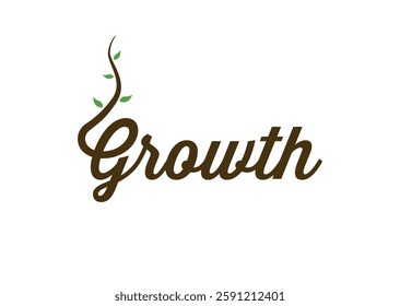 GROWTH concept nature font type