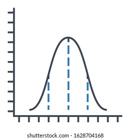 Growth Curve Concept Vector Icon Design
