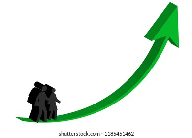 Growth and development of a person.