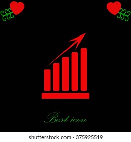  growth diagram icon