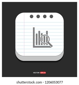 Growth diagram icon - Free vector icon