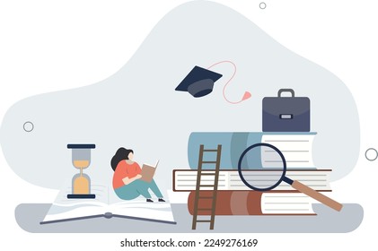 Growth education and development from book reading.Professional career boost and ambitions from horizon expanding studies .