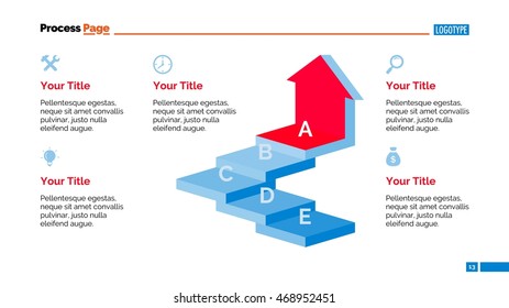 Growth Five Stages Slide Template
