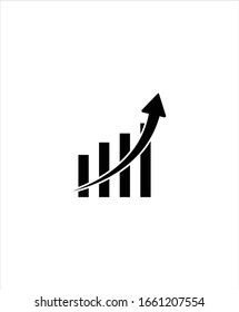 growth flat icon,vector best growth design icon.