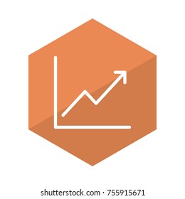  growth glyph flat