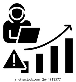 Elemento de ícone Growth Hacking para design