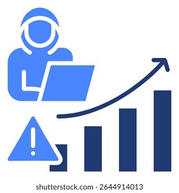 Elemento de ícone Growth Hacking para design
