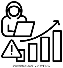 Elemento de ícone Growth Hacking para design