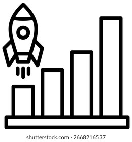 Wachstums-Hacking-Icon-Element für Design