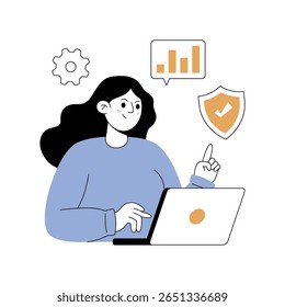 Growth Hacking Modern illustrations. Eps 10 file on transparent background