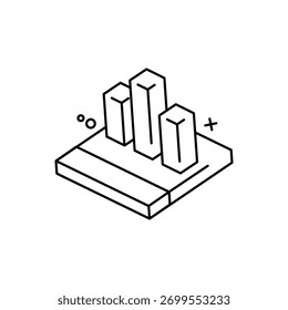 Ilustração de stock de ícone de vetor de Hacking de Crescimento