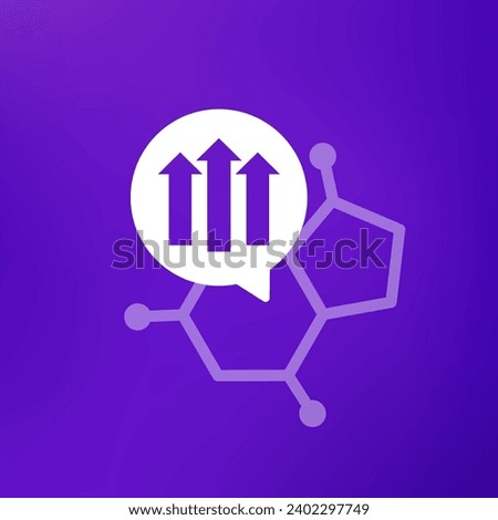 growth hormone icon, vector design