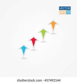 Growth Icon. Arrow - Shutterstock ID 457492144