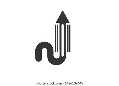growth icon business increasing vector illustration 